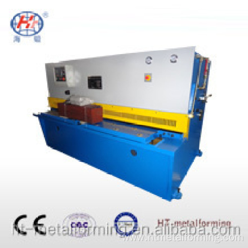 QC11Y-25X6000 NC Hydraulic Guillotine Cutting Machine steel metal cutting